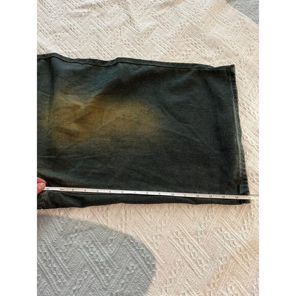 Supermade Distressed "Dirty" denim Shorts Streetwear XXL Grunge Skater - Picture 9 of 10